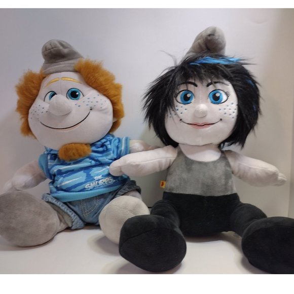 Build-A-Bear | Toys | 2 Build A Bear Smurfs Vexy And Hackus Plush 8 ...